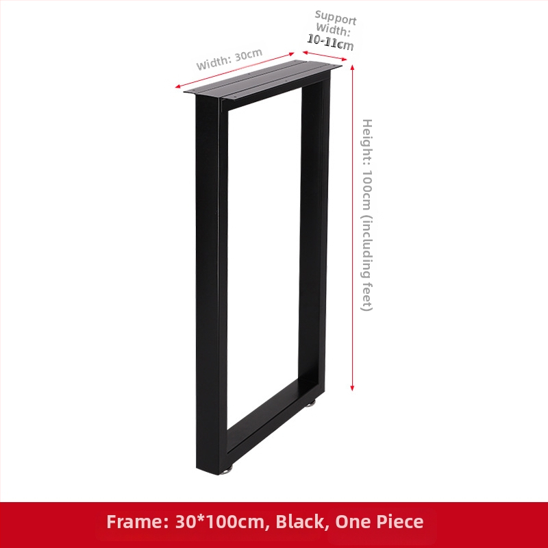 Železné nohy stola, barová výška dizajn, pre kancelárske a jedálenské stoly, model 002, zváraný náter striekanou farbou