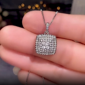 Niz svadbenih nakita: bakreni prsten i ogrlica s cirkonima, cvjetni dizajn