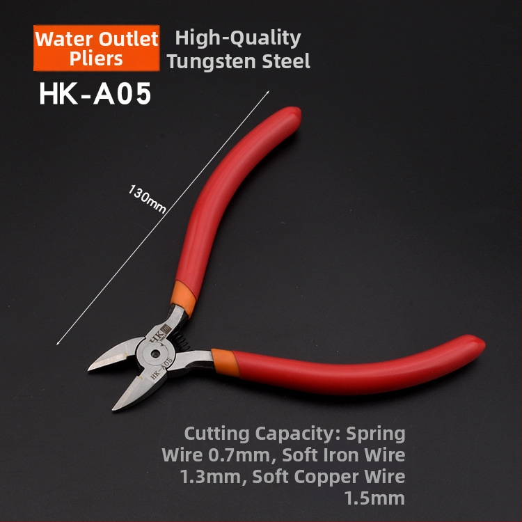 HK diagonālās knaibles, materiāls: volframa tērauds, svars 0.3, griezuma diametrs 0.6, piemērots dzelzs/tērauds/plastikai