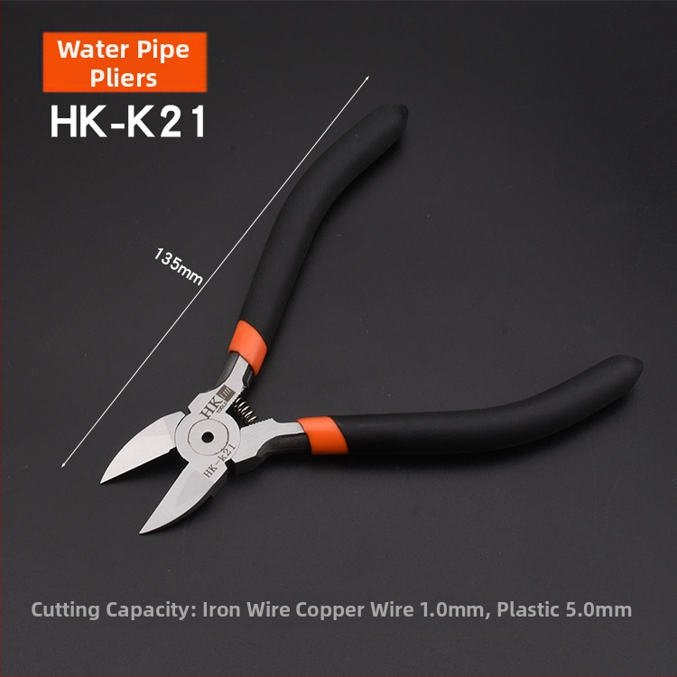 HK diagonālās knaibles, materiāls: volframa tērauds, svars 0.3, griezuma diametrs 0.6, piemērots dzelzs/tērauds/plastikai