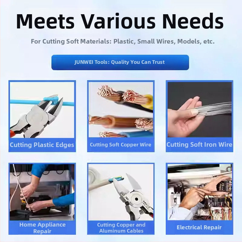 HK diagonālās knaibles, materiāls: volframa tērauds, svars 0.3, griezuma diametrs 0.6, piemērots dzelzs/tērauds/plastikai