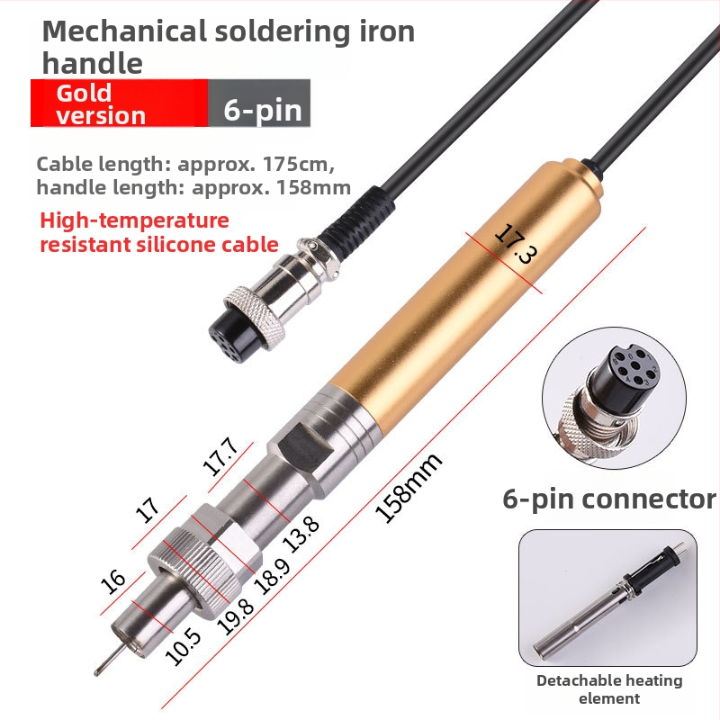 TGK Litavimo rankena, Serija 907, 24V, 20W, Suvirinimui ir priežiūrai