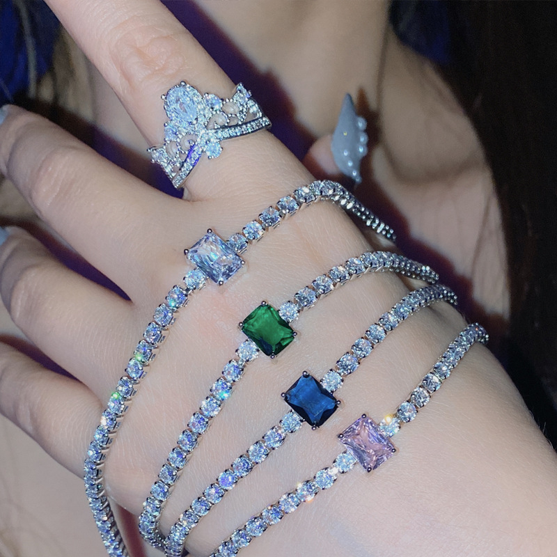 Set de bijuterii din cupru pentru femei: colier și brățară cu inserții de pietre mixte, model zodiacal