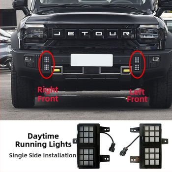 Jietu Traveler első lökhárító világítási készlet – DRL, első ködlámpa, dekoratív világítás, 3.5W LED, An Ruicheng, Traveler modell