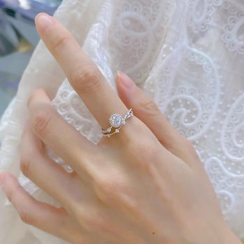 Inel unisex din cupru, reglabil, în formă de U, cod A146