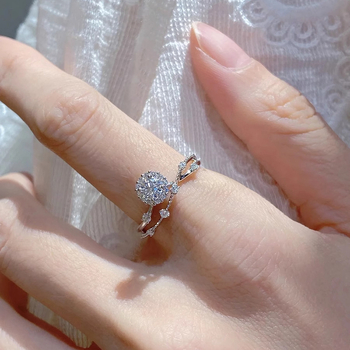 Inel unisex din cupru, reglabil, în formă de U, cod A146