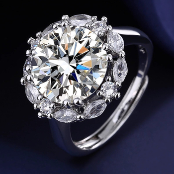 Inel din cupru, brand Upgrade — design geometric, tratare cu diamant