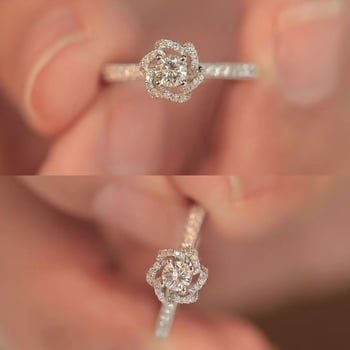 Inele din cupru, design geometric, stil prințesă, finisaj Seiko, primăvara 2025