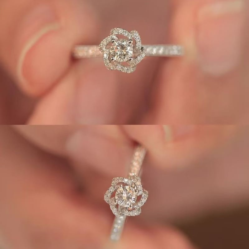 Inele din cupru, design geometric, stil prințesă, finisaj Seiko, primăvara 2025