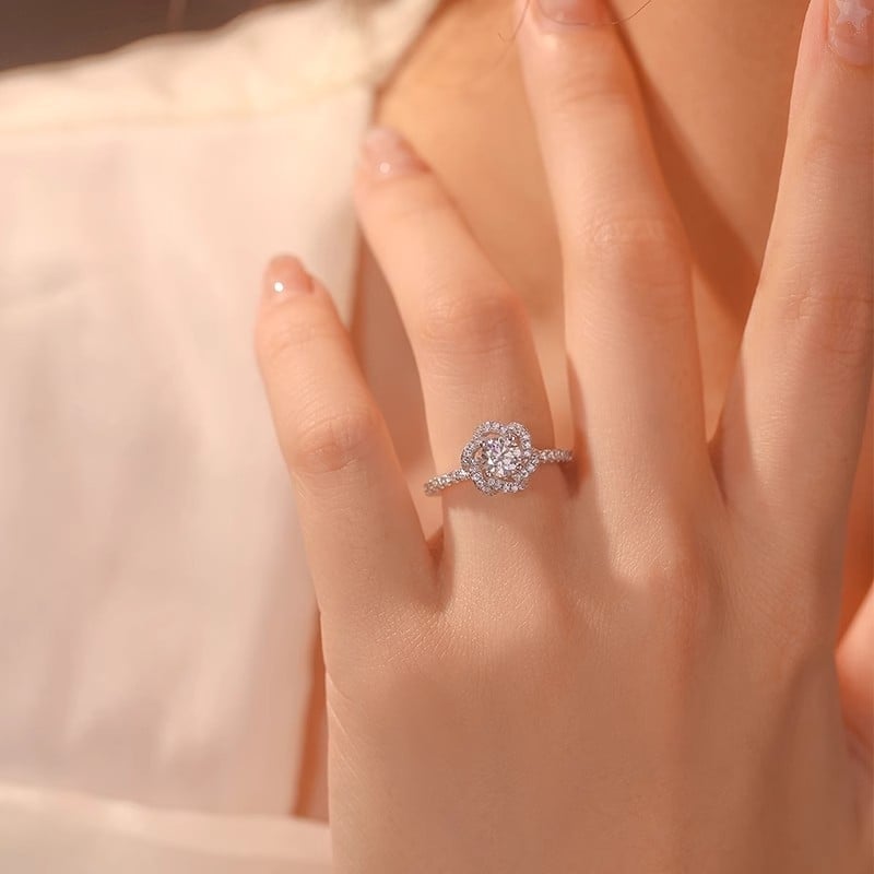 Inele din cupru, design geometric, stil prințesă, finisaj Seiko, primăvara 2025