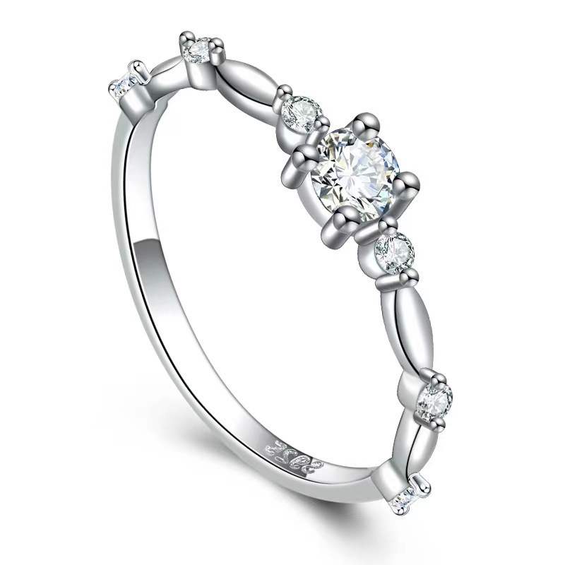 Inel din cupru cu placare electroplată, stil coreean pentru femei