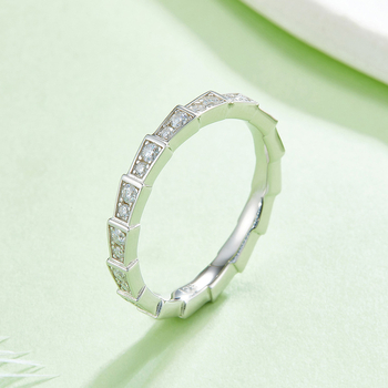 Inel Moissanite 0,50 ct, argint 925, tratament Seiko, Unisex, Stil personal