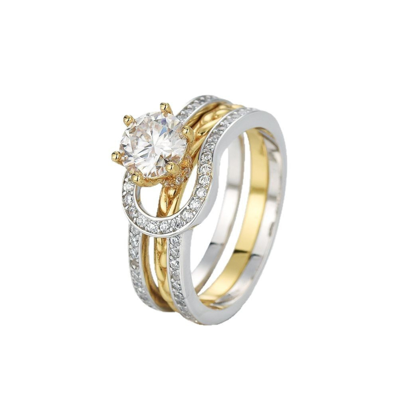 Prsteň s geometrickým tvarom zo striebra 925, spracovanie Seiko, štýl ľahký luxus, unisex