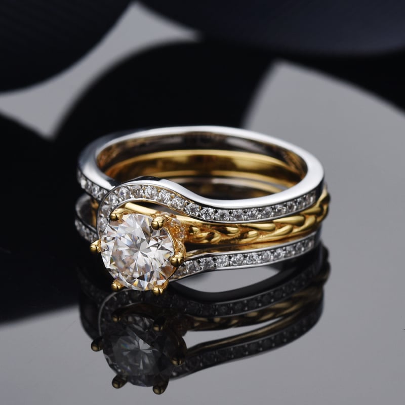 Prsteň s geometrickým tvarom zo striebra 925, spracovanie Seiko, štýl ľahký luxus, unisex