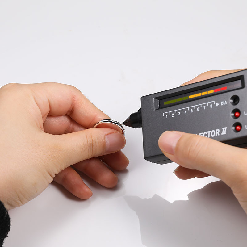 Baicheng Jewelry Inel din argint 925 cu moissanit – stil geometric minimalist, cerc simplu, unisex