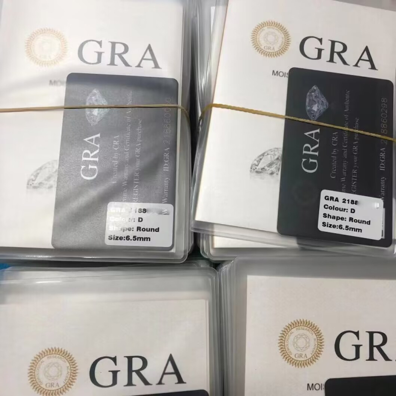 Moissanite nakit s certifikatom GRA: prsten, narukvica, naušnice i ogrlica s privjeskom od srebra