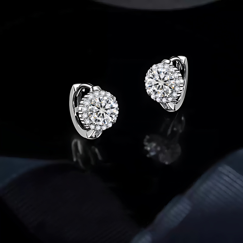 Σκουλαρίκια από χαλκό με γεωμετρικό σχέδιο για γυναίκες, ηλεκτροπλατίωση