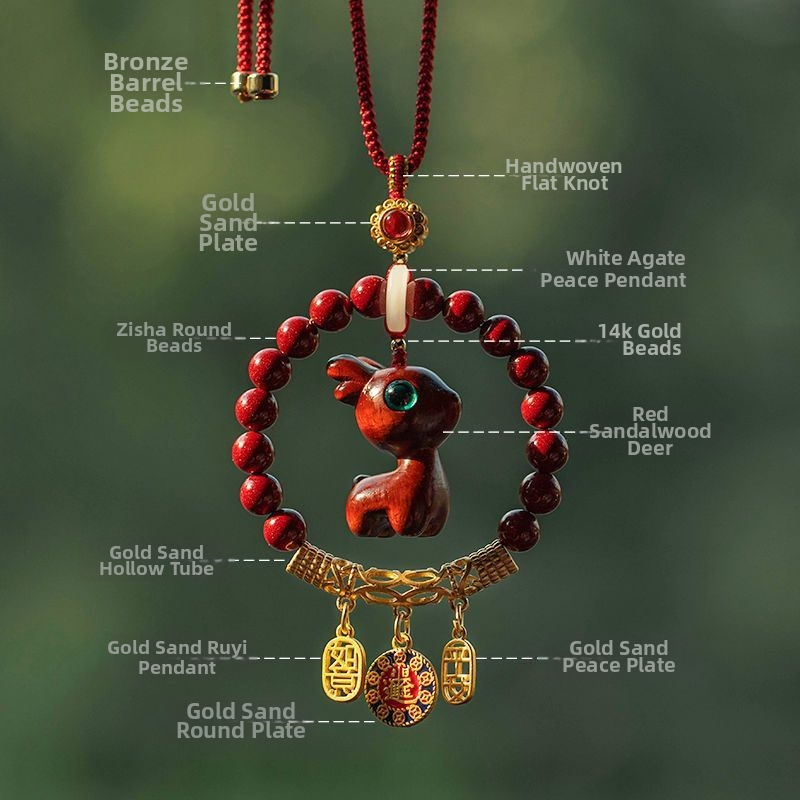 Privjesak za unutrašnjost automobila — karikaturalni stil, legura, prilagodljiv, marka 111