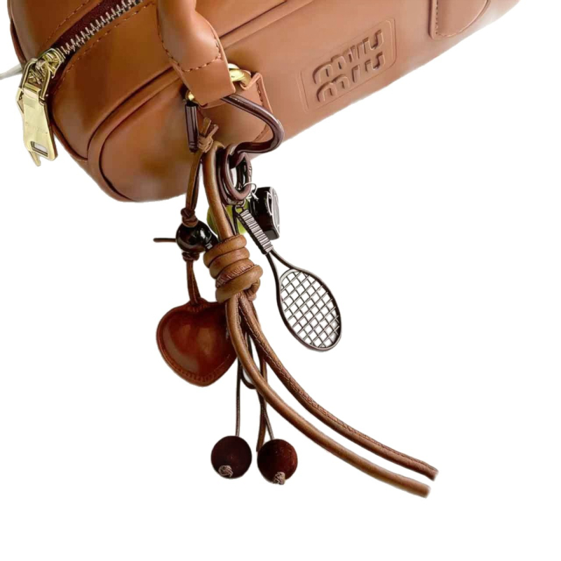 Κρεμαστό για μπρελόκ με μοτίβο καρδιά-τένις, κορεατικό στυλ Miu, σχέδιο INs, κράμα