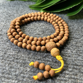 Náramok Bodhi z 108 korálov, korunný tvar, ručná výroba, etnický štýl, unisex