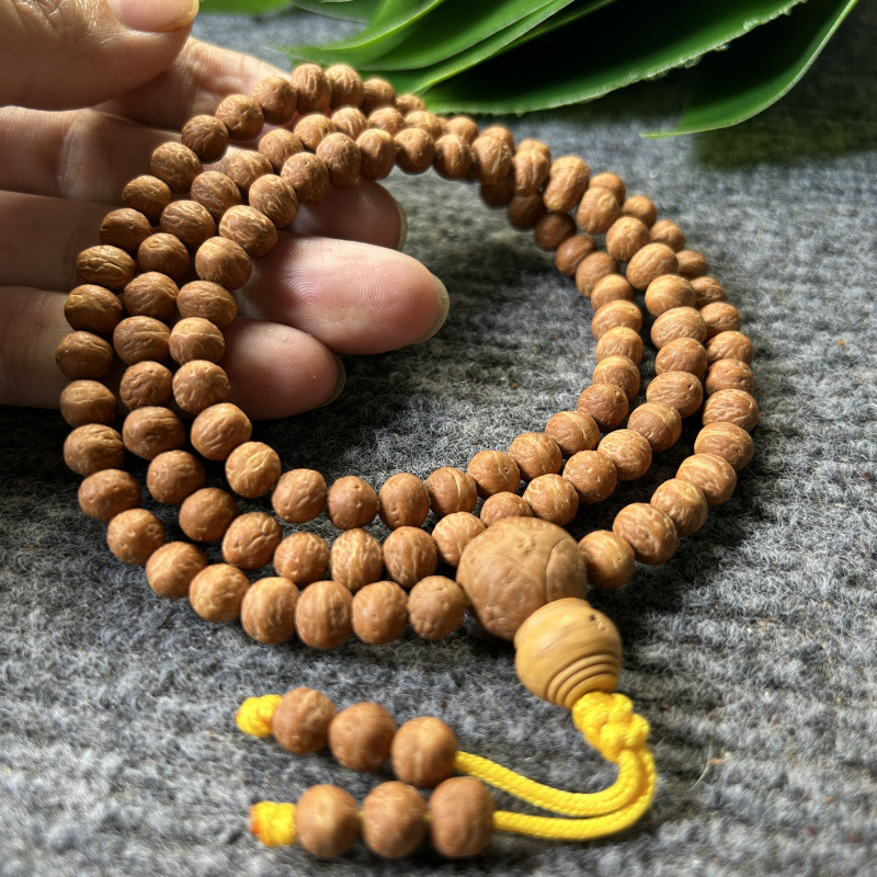 Náramok Bodhi z 108 korálov, korunný tvar, ručná výroba, etnický štýl, unisex