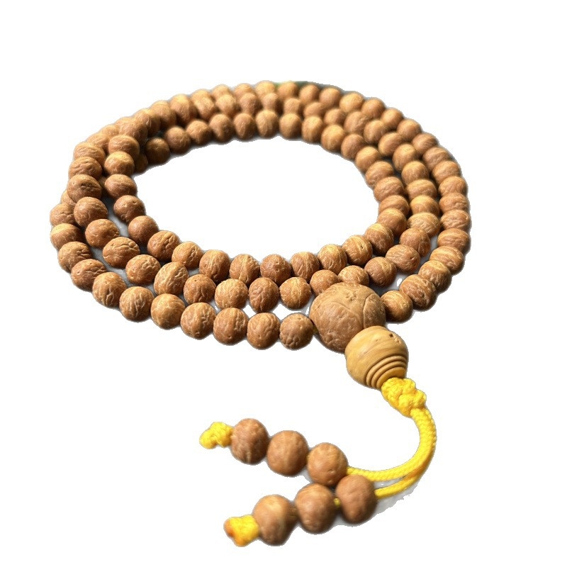 Náramok Bodhi z 108 korálov, korunný tvar, ručná výroba, etnický štýl, unisex