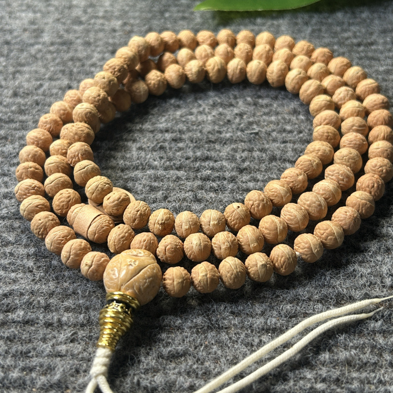 Náramok Bodhi z 108 korálov, korunný tvar, ručná výroba, etnický štýl, unisex