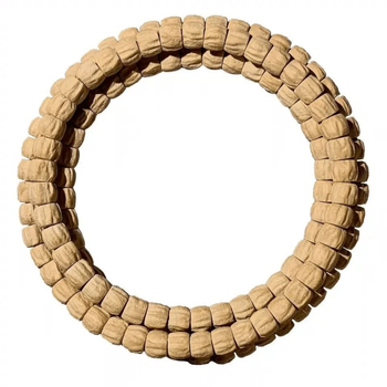 108 Bodhi sjemenki mala budistička, polirana, prirodni stil