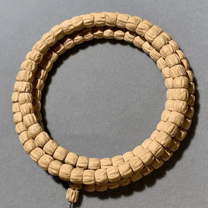 108 Bodhi sjemenki mala budistička, polirana, prirodni stil