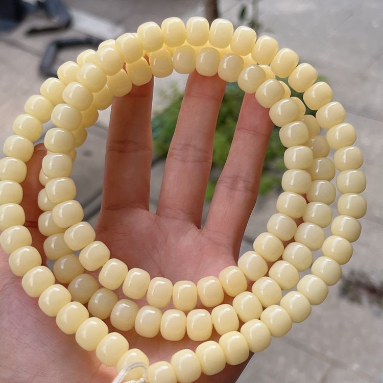 Náramok Bodhi, 108 korálikov, antický štýl, unisex, leštený povrch