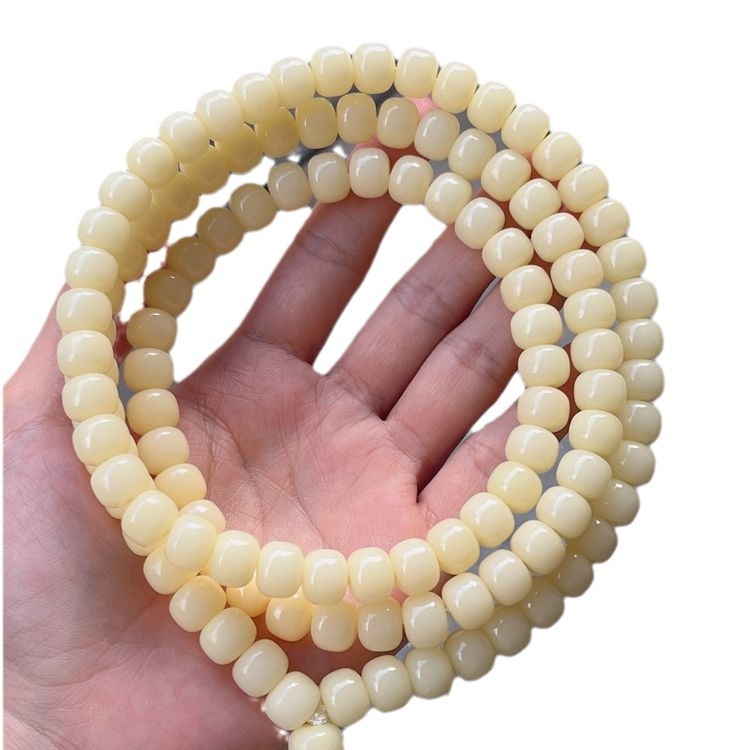 Náramok Bodhi, 108 korálikov, antický štýl, unisex, leštený povrch