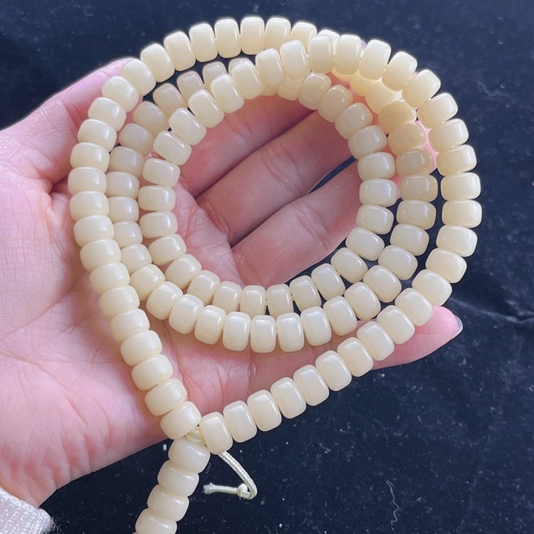 Náramok Bodhi, 108 korálikov, antický štýl, unisex, leštený povrch