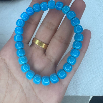 Brățară din magnezit, unisex, lucrată manual, formă veche, origine Shanwei