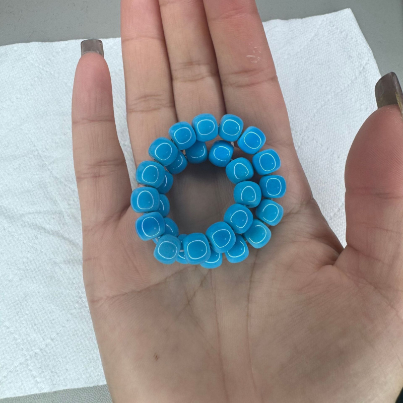 Brățară din magnezit, unisex, lucrată manual, formă veche, origine Shanwei