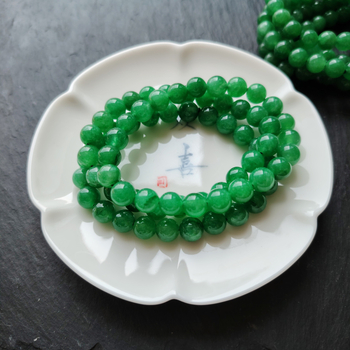 Brățară Jade cu stil etnic, unisex; brand Twelve strands; motif litere/cifre/text; placare electroplatină