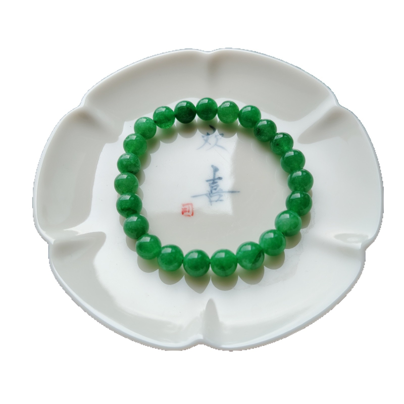 Brățară Jade cu stil etnic, unisex; brand Twelve strands; motif litere/cifre/text; placare electroplatină