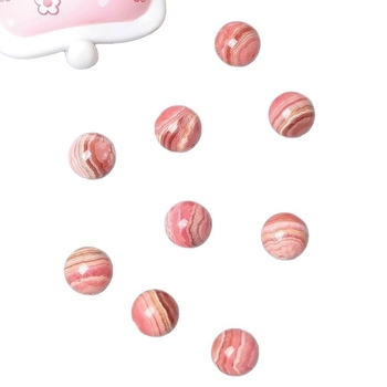 Ελεύθερες χάντρες για κοσμήματα, κρύσταλλος χαλαζίας, ρωδολίτης με ακέντ, Morning Liuliu, φρέσκο και εκλεπτυσμένο στυλ, Άνοιξη 2025