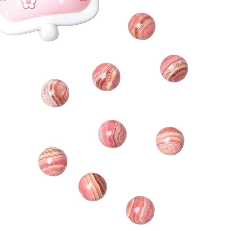 Ελεύθερες χάντρες για κοσμήματα, κρύσταλλος χαλαζίας, ρωδολίτης με ακέντ, Morning Liuliu, φρέσκο και εκλεπτυσμένο στυλ, Άνοιξη 2025