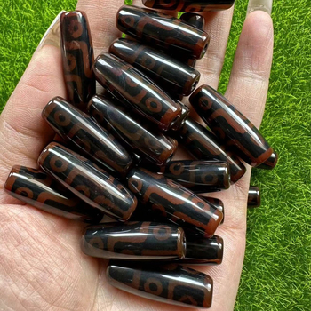 Dzi χάντρες από αχάτη, Θιβέτ στυλ, βουδιστικές χάντρες με κρεμαστό (χονδρική)