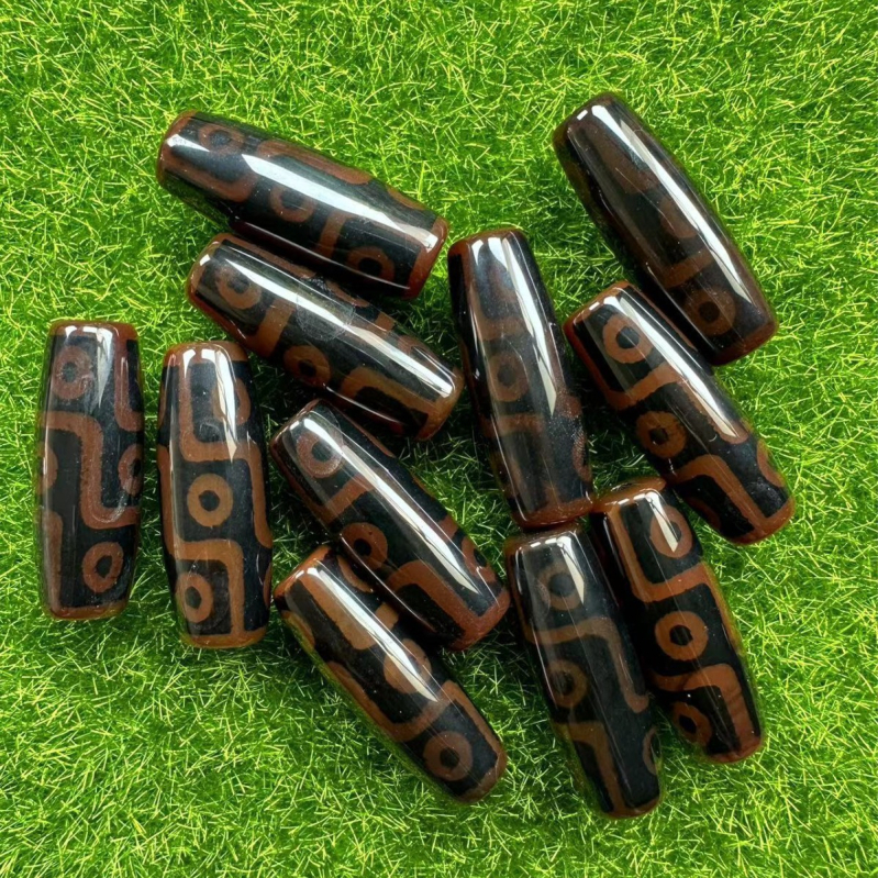 Dzi χάντρες από αχάτη, Θιβέτ στυλ, βουδιστικές χάντρες με κρεμαστό (χονδρική)