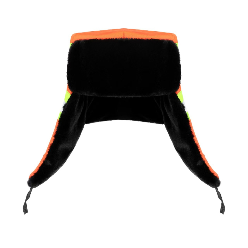 Șapcă Lei Feng pentru muncă în aer liber, iarnă – căptușită cu fleece, grosime, protecție pentru urechi (unisex, twill din bumbac)