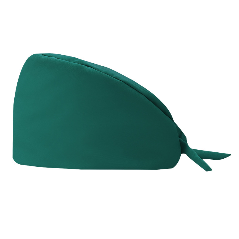 Șapcă chirurgicală pentru dentiști, poliester, monocromă, formă cupolă, margine plată, imprimare logo posibilă, personalizare disponibilă