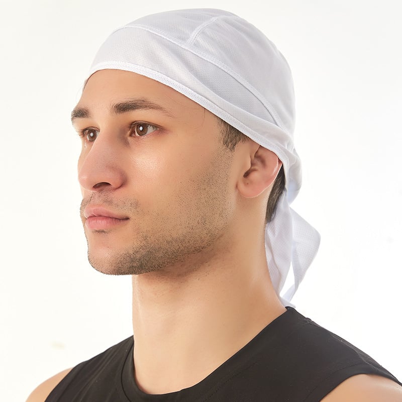 Αθλητικό Τουρμπάνι για το Κεφάλι από Πολυεστέρα: Απορρόφηση Ιδρώτα, Ταχύ Στέγνωμα, Διαπνοή, Προστασία από τον Ήλιο - Unisex για Ενήλικες