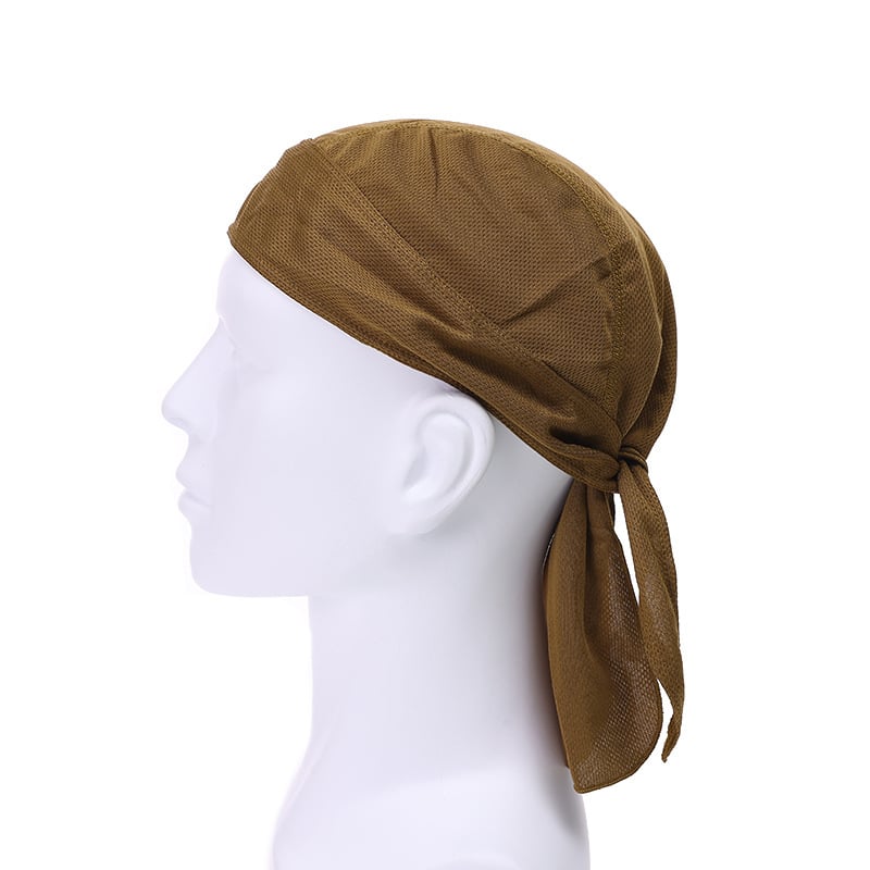 Αθλητικό Τουρμπάνι για το Κεφάλι από Πολυεστέρα: Απορρόφηση Ιδρώτα, Ταχύ Στέγνωμα, Διαπνοή, Προστασία από τον Ήλιο - Unisex για Ενήλικες