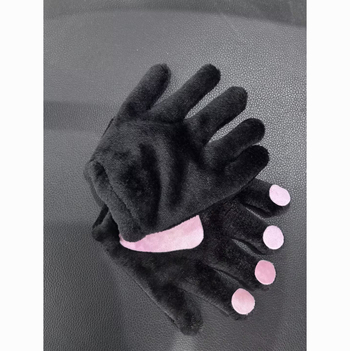 Cosplay γάντια γάτας με πατουσάκια, χειροποίητα βελούδινα, κεντημένο μοτίβο καρτούν, Unisex, TY-220