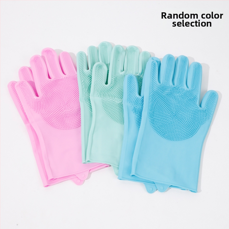 Silikona vannas cimdi – masāžas birste sunim, matu noņemšana, zīmols Receive the shell, 201 gab. kastē