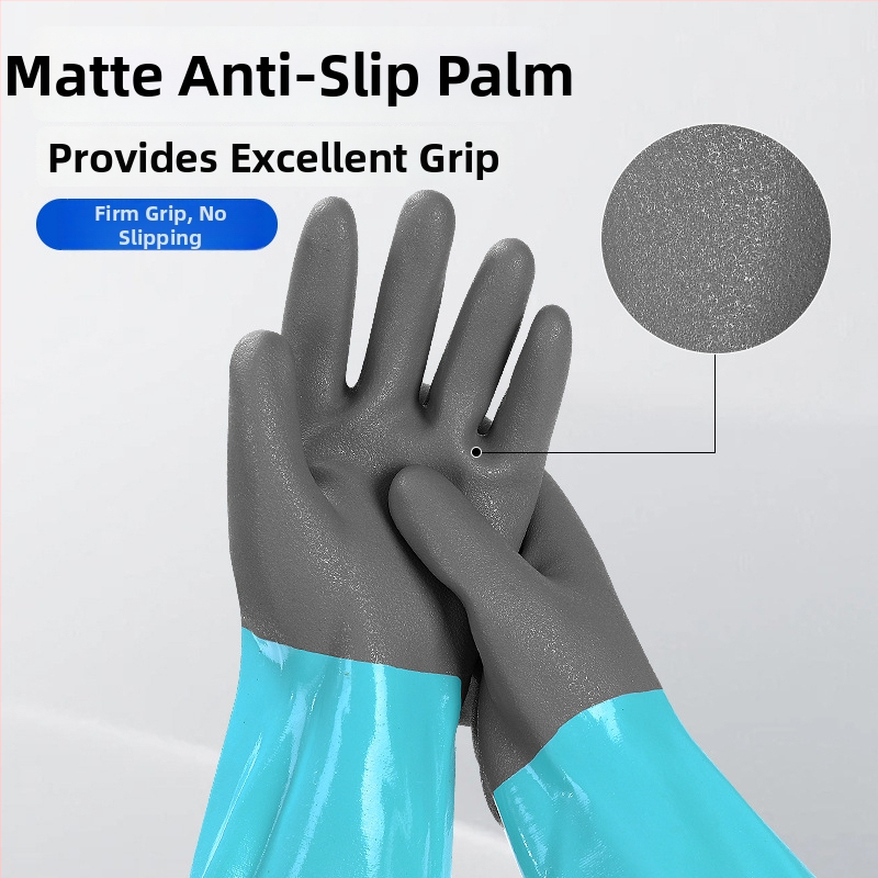 Ръкавици за обработка на риба и морски дарове - неплъзгащи се, против пробиване, водоустойчиви, износоустойчиви гумени ръкавици; Taoyun, Защита, Тегло 0.1, Универсална употреба