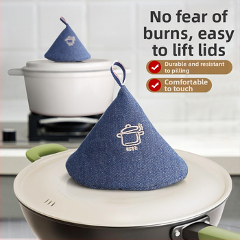 Termo izturīgs virtuves komplekts: pretdedzināšanas cimdi, neslīdīgs roktura aizsargs, katla vāciņš, katla ausu aizsargs, siltuma izolācijas klips mikroviļņu krāsnij un cepeškrāsnij