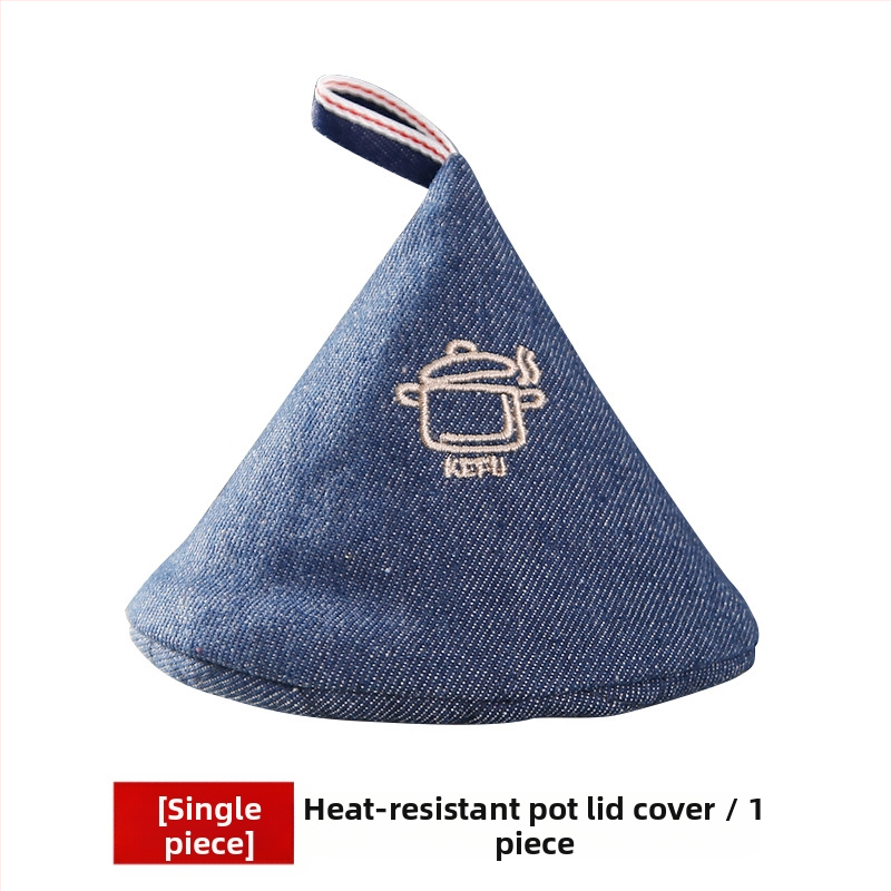 Termo izturīgs virtuves komplekts: pretdedzināšanas cimdi, neslīdīgs roktura aizsargs, katla vāciņš, katla ausu aizsargs, siltuma izolācijas klips mikroviļņu krāsnij un cepeškrāsnij