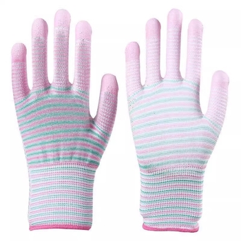 Ръкавици за длан PU покритие, зебра модел, дишащи и издръжливи (Марка: Neck strength; Функция: Друго; Обхват на употреба: Друго)